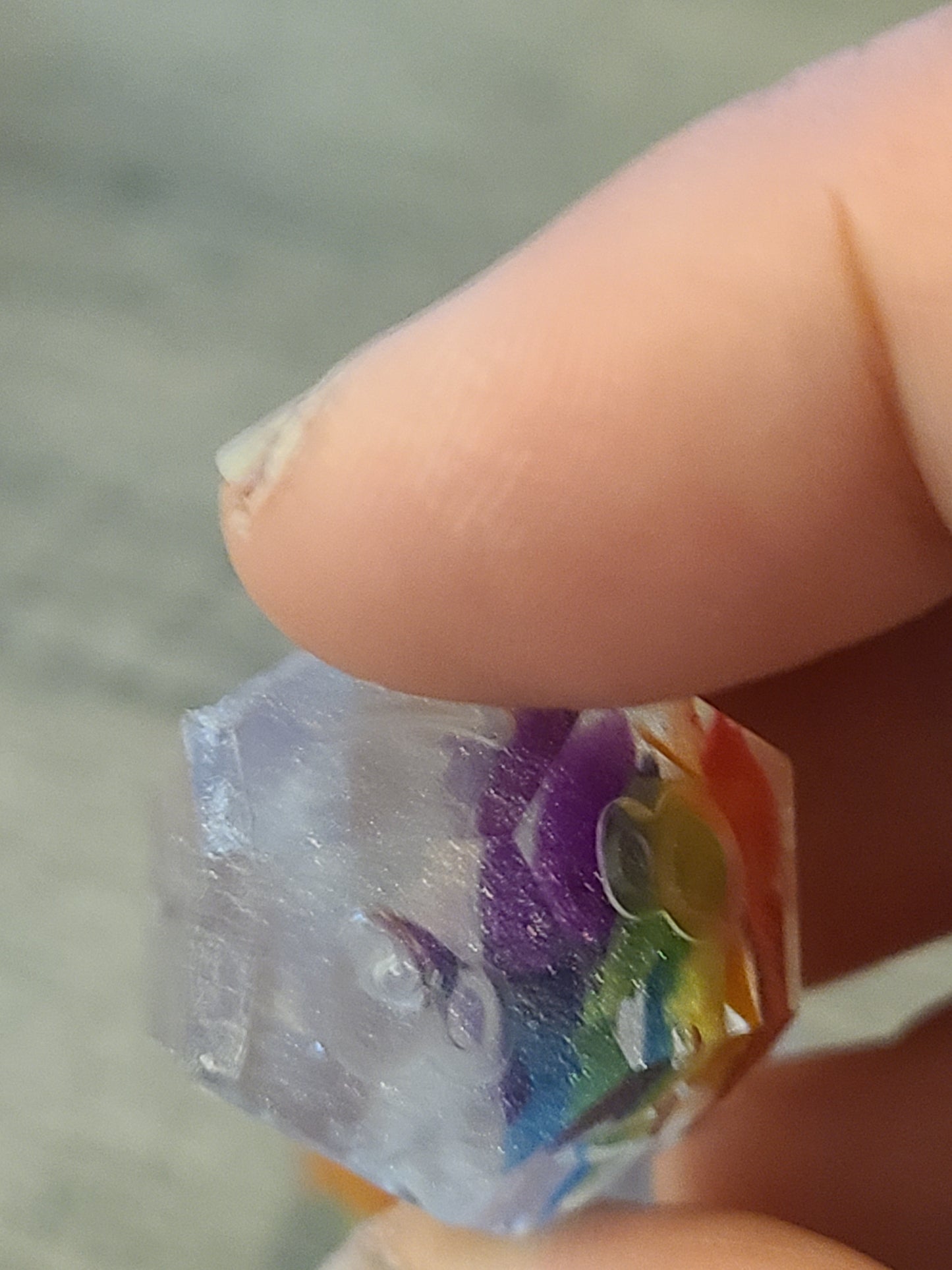 Rainbow Confetti RAW BROKEN SET