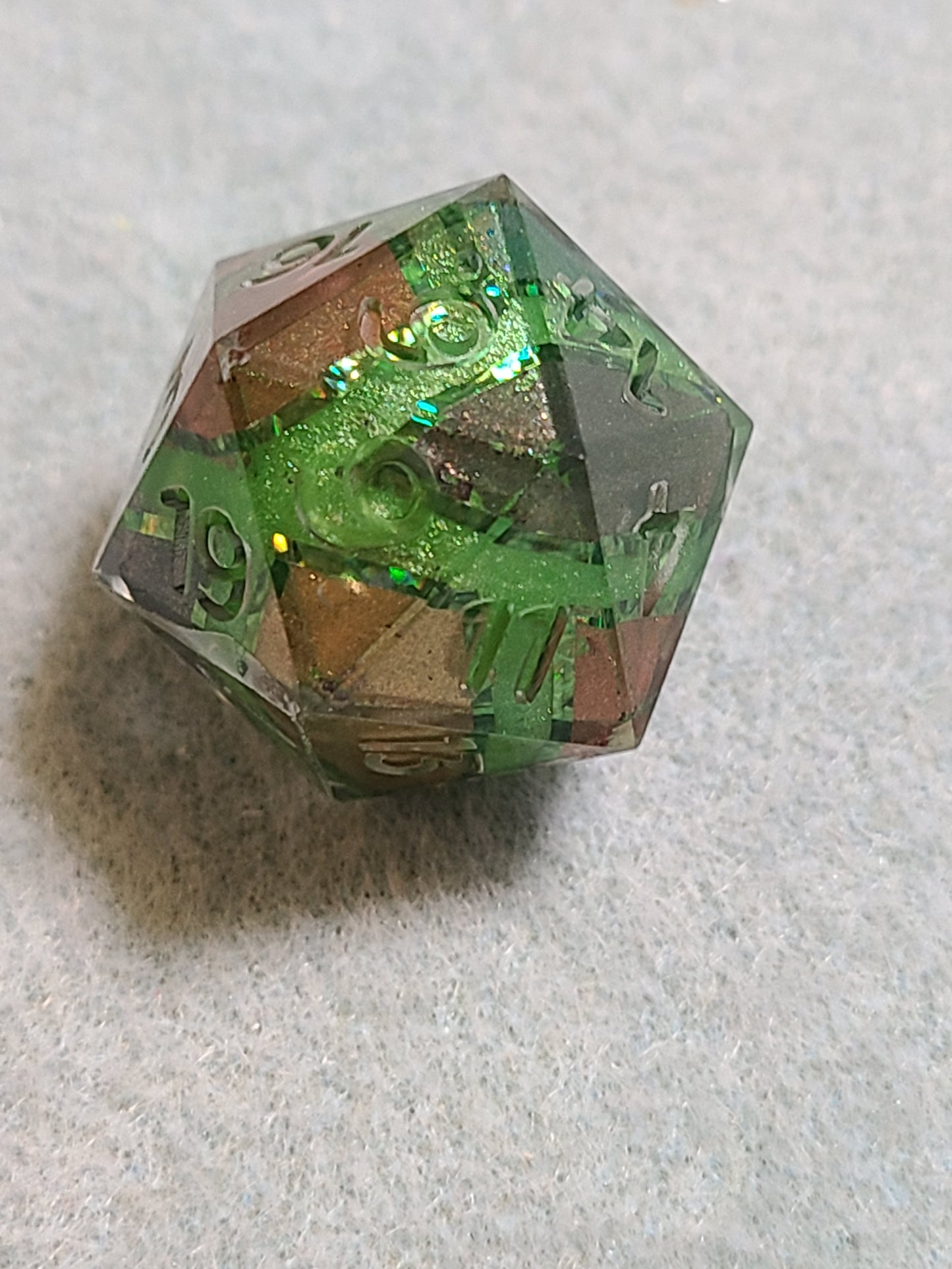 Orc Inspired - Shattered Glass Dice