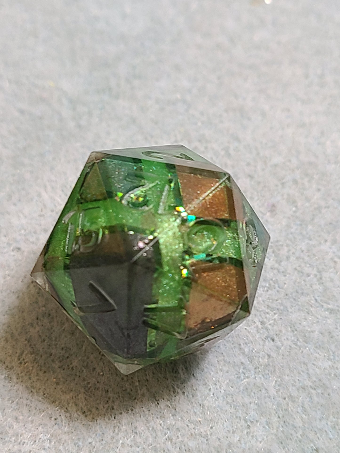 Orc Inspired - Shattered Glass Dice